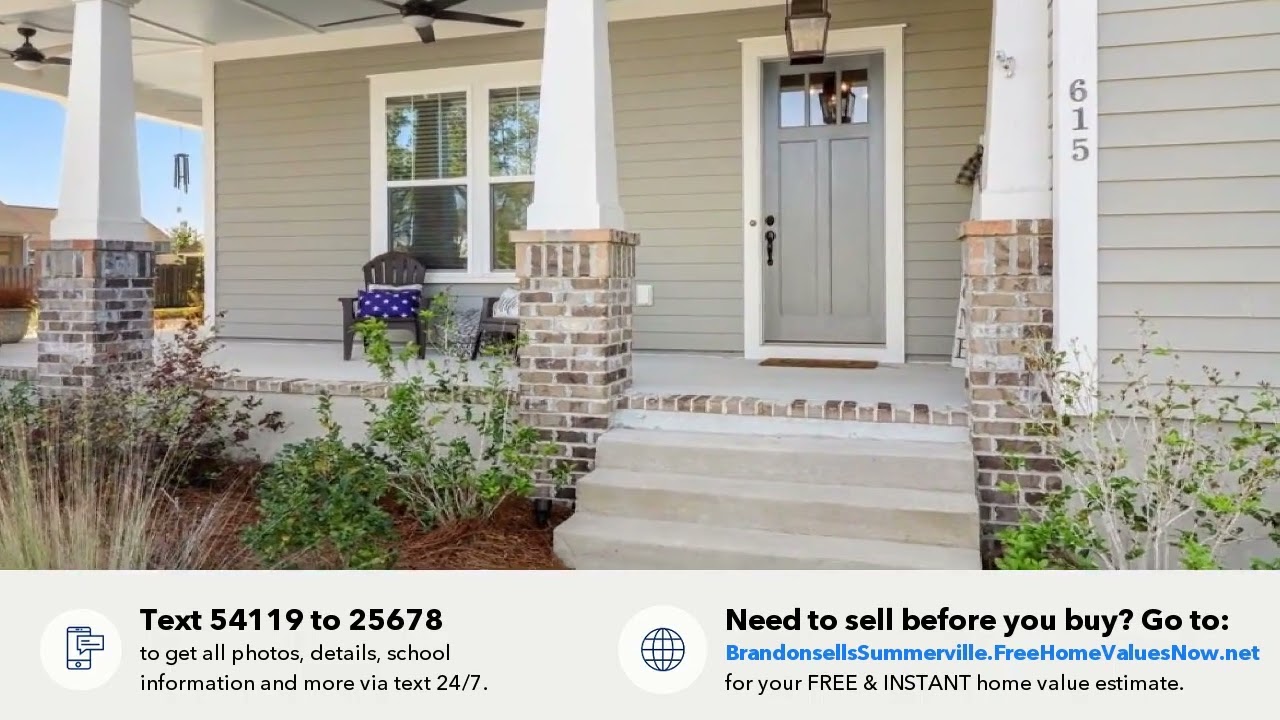 615 Water Lily Trl, Summerville, SC Presented by Brandon Ray.