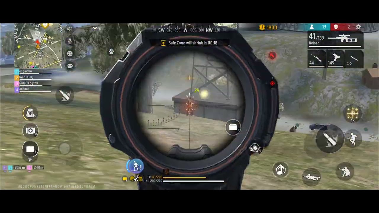 Free Fire Battle Royal Szuad Win 🔥💪 