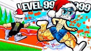 САМЫЙ ЗА 10 МИНУТ ROBLOX Christmas Race Clicker, быстрый скоростной санта стал топ мира.