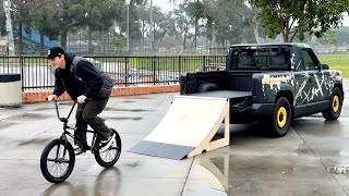 We built a fold out Ramp on a Slate Truck