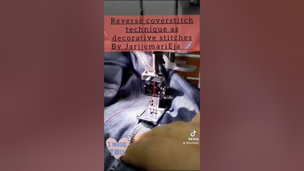 reverse coverstitch cv344/cv3550 YouTube