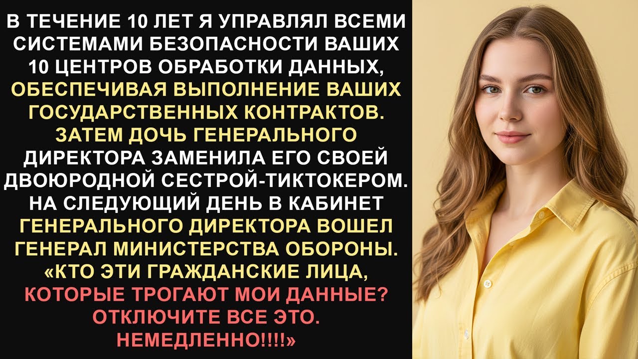 Уволенный за тиктокершу, я спровоцировал закрытие Министерства обороны... 