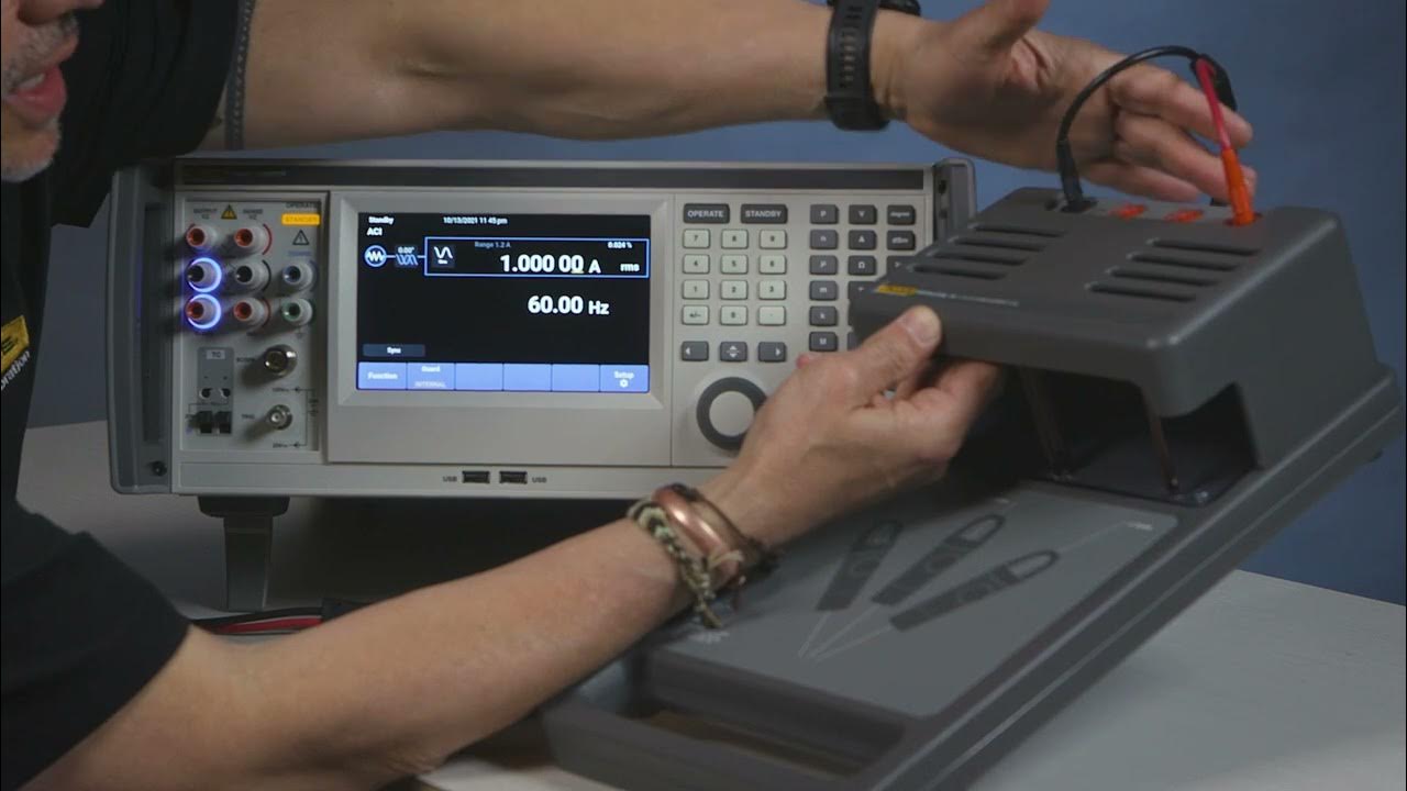 How to Calibrate a Clamp Meter with the 55XXA Coil accessory (10turn