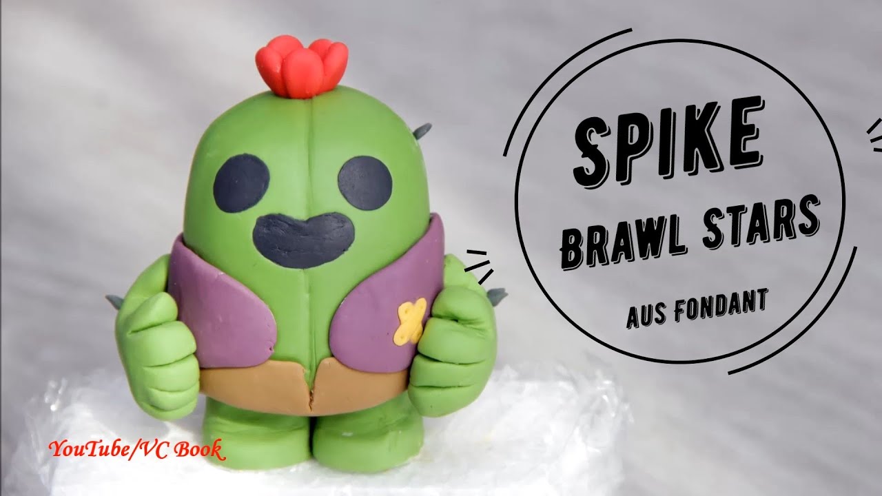 Spike Brawl Stars Aus Fondant Brawl Stars Figuren Aus Fondant Tortendekoration Youtube - brawl stars symbole zu klein