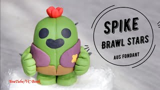 Spike Brawl Stars Aus Fondant Brawl Stars Figuren Aus Fondant Tortendekoration Youtube - fondant leon brawl stars