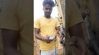 Breaker Excavator gas filling #mohanbade #excavatorshorts