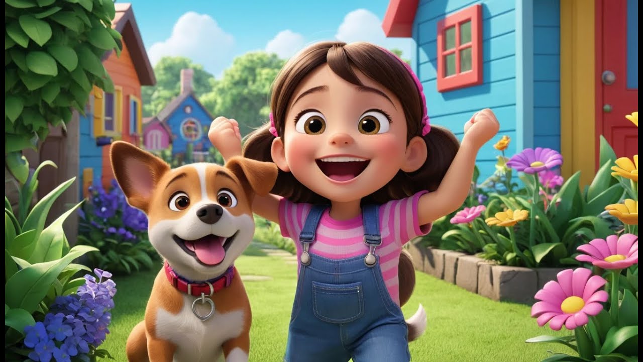 This Little Dog Lives Alone | Heartwarming Dog Rhyme for Kids | Gentle Songs & Nursery Rhymes