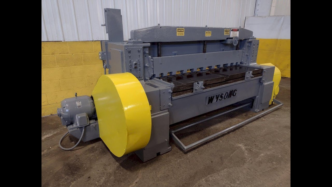 72" X 3/16" WYSONG MODEL 