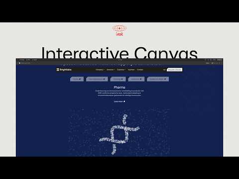 Creating interactive Canvas element with Webflow and Claude