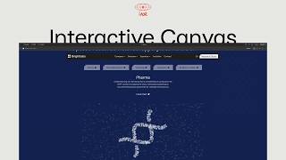 Creating interactive Canvas element with Webflow and Claude