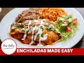Enchiladas Made Easy | Tex Mex Chicken Enchiladas | Chicken Enchiladas