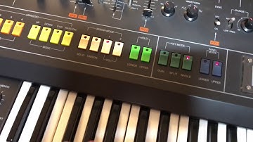 Jupiter 8 Demonstration #10 Run thru all Patch Presets 11 88 720p