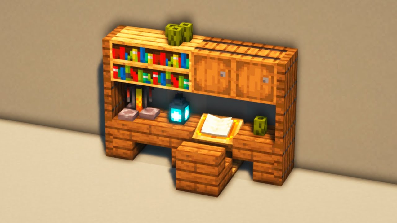 A Beautiful Minecraft Workspace - YouTube
