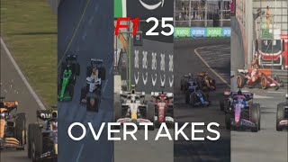 F1 25 BEST OF OVERTAKES #1