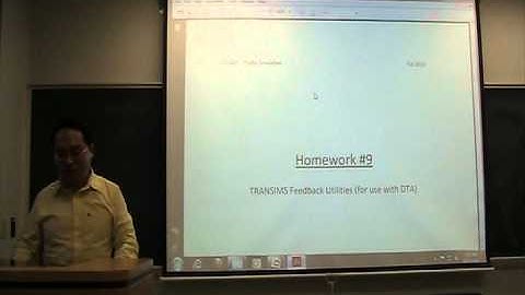 (2/4) Lecture 12: Review (Traffic Simulation Class by Shan Huang)