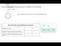 Use this condensed chemical structure to complete the table below  chz ch the condensed chemical st