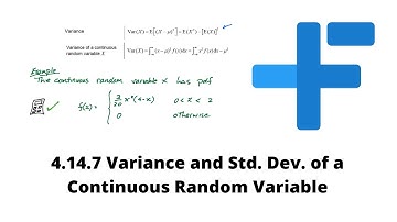 4.14.7 Variance of a Continuous Random Variable | IB Math AA | Mr. Flynn IB