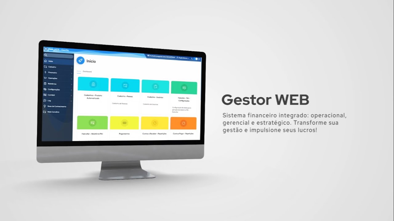 HOS Sistemas: Conheça Nosso Gestor Web - YouTube