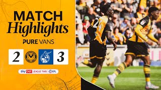 Highlights | Newport County 2-3 Bristol Rovers