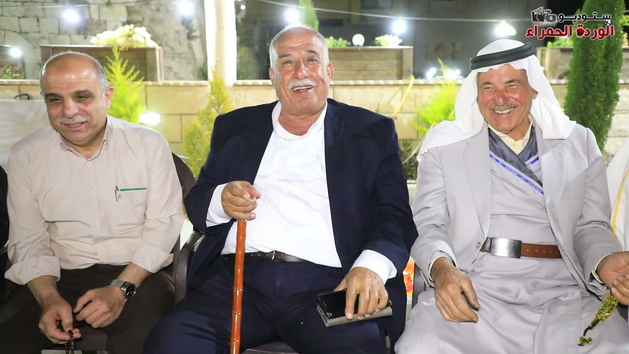 الفنان  موسى حافظ والشاعر توفيق حلبي في السهرة الطربية ببيت الكرم ابو عاصم  ابوليلى قوصين 29 4 2022