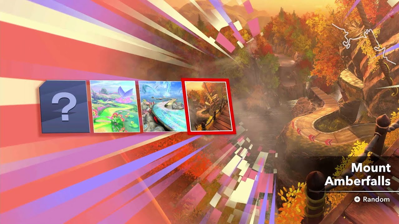 Kirby Air Riders - Mount Amberfalls Track (Global Test Ride)