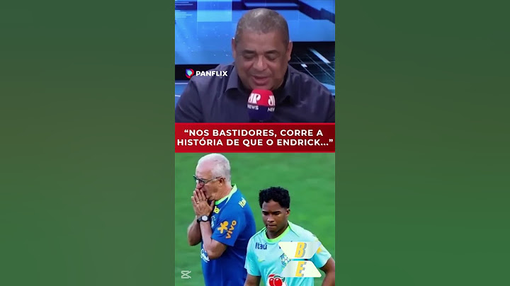 "Tem alguma coisa...": Vampeta levanta suspeitas sobre Endrick no Real Madrid e Seleção #endrick v