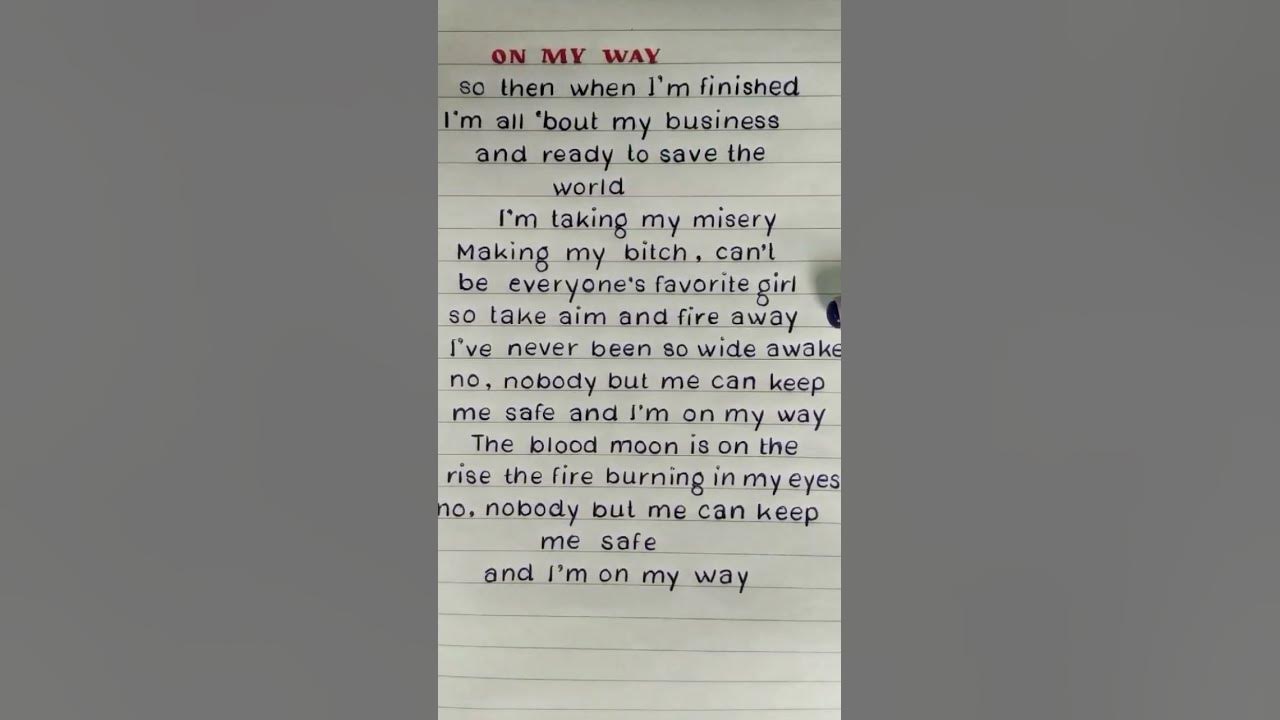 Alan Walker, Sabrina Carpenter & Farruko - 'On My Way' Lyrics (REQUESTED) #alanwalker #shorts #fyp