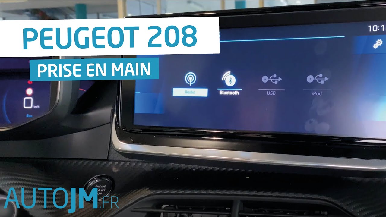 Pour Peugeot 208 10  Écran Tactile Android Autoradio GPS