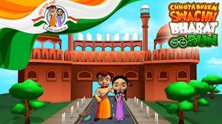 Chhota bheem swachh bharat run #1 game play,chaura rasta jaypur screenshot 2