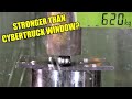 How Strong is Polycarbonate Blast Shield? Hydraulic Press + Smashinator Test!