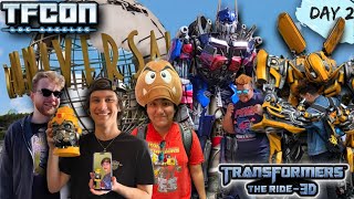 THE EXECS GO TO UNIVERSAL STUDIOS HOLLYWOOD 🌎🔥💯!!! (PrimusTC At TFCON LA) Day 2! #transformers
