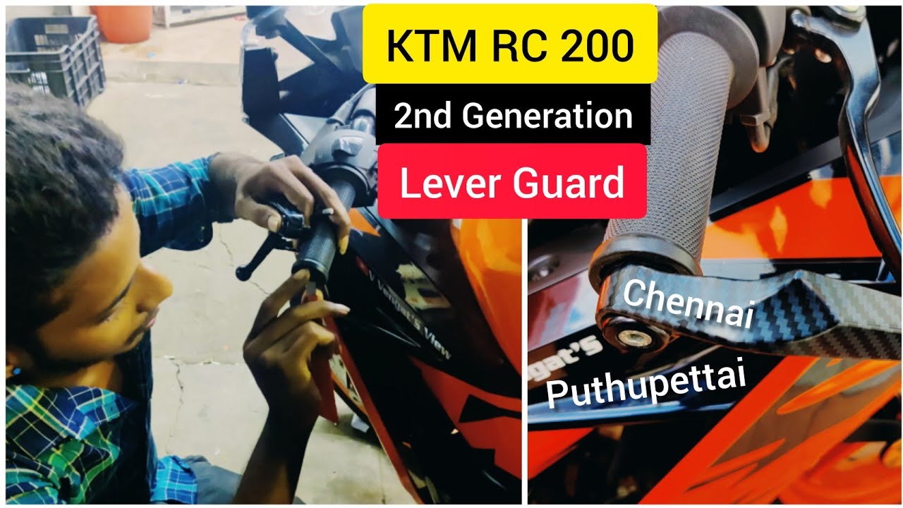 KTM RC 200 - LEVER GUARD 