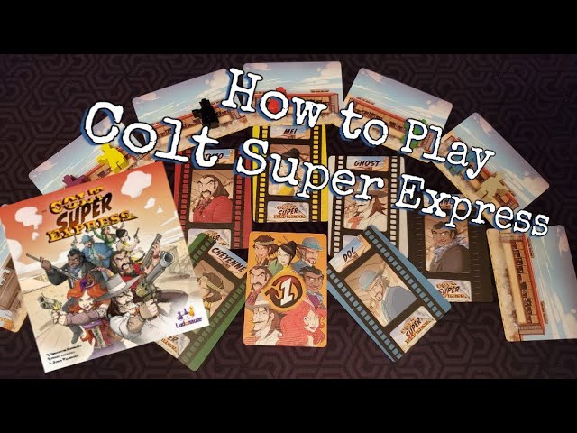 colt super express jogo de tabuleiro