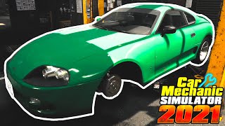 Faturei muito com esse Supra! - Car Mechanic Simulator 2021 #6