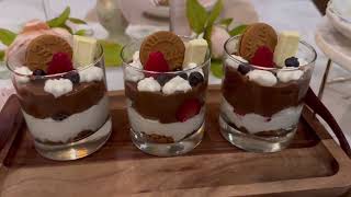 Chocolate Biscoff Dessert |party Food Ideas|Chocolate parfait | Trending Food|Eid Special| Easy