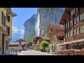 Lauterbrunnen 4k  the most beautiful village in switzerland  travel vlog 4k ultra 60fps