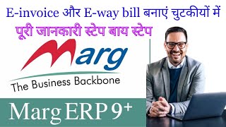 How to make E-Invoice in Marg Software||How to make E-Way Bill in Marg|| E-Invoice in Marg|| screenshot 4