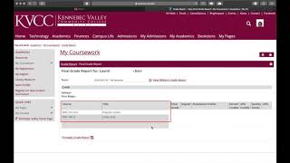 How to see your grades and unofficial transcript