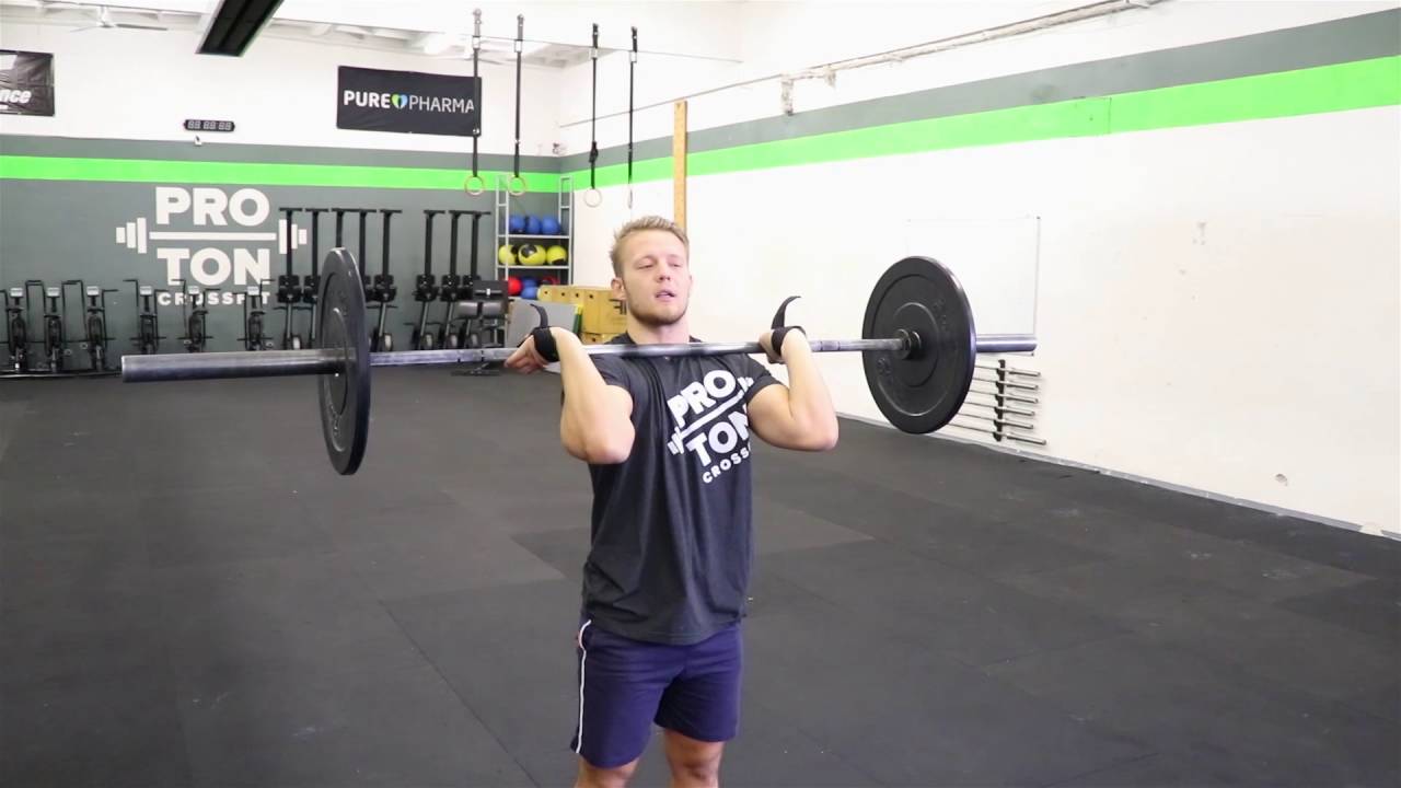 CrossFit TIP 1 Front Rack, držanie činky YouTube