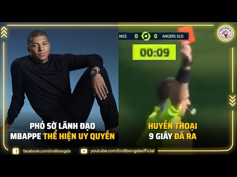 Video Bản tin Troll Bóng Đá 20/9: Phó sờ lãnh đạo Mbappe thể... - youtube