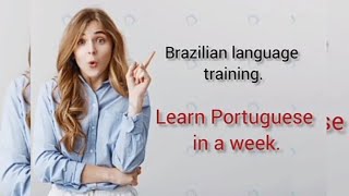 Teaching Brazilian language and Portuguese