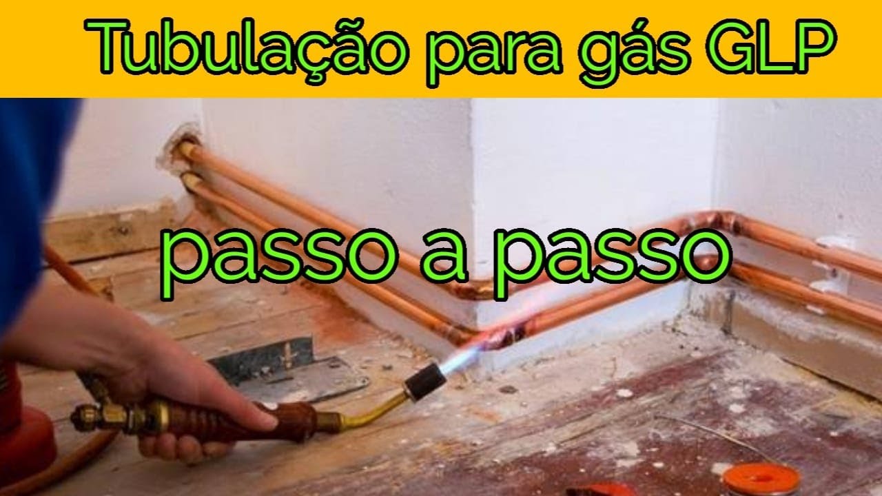 como fazer tubulação de gás encanado, nível profissional passo a passo ...