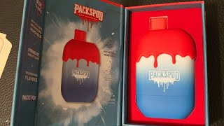 PACKSPOD “Blue Slurpie”🔥🥶vape review #vape #vapelife #disposablevapepen #nicotine #eliquidreview