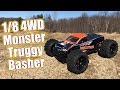 Burly Brushless Basher Beast - HRP / DHK Hobby Maximus ⅛ 4x4 Monster Truck Review | RC Driver