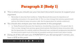 2020 AP US History DBQ Tips