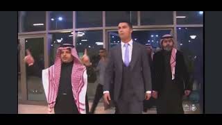 Cristiano Ronaldo arrives at Al-Nasr Stadium (Marsool Park)