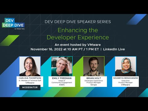 Dev Deep Dive: Enhancing the Developer Experience