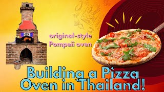 Building a Pizza Oven in Thailand! 🍕 (Guided by a Cremator Master!)