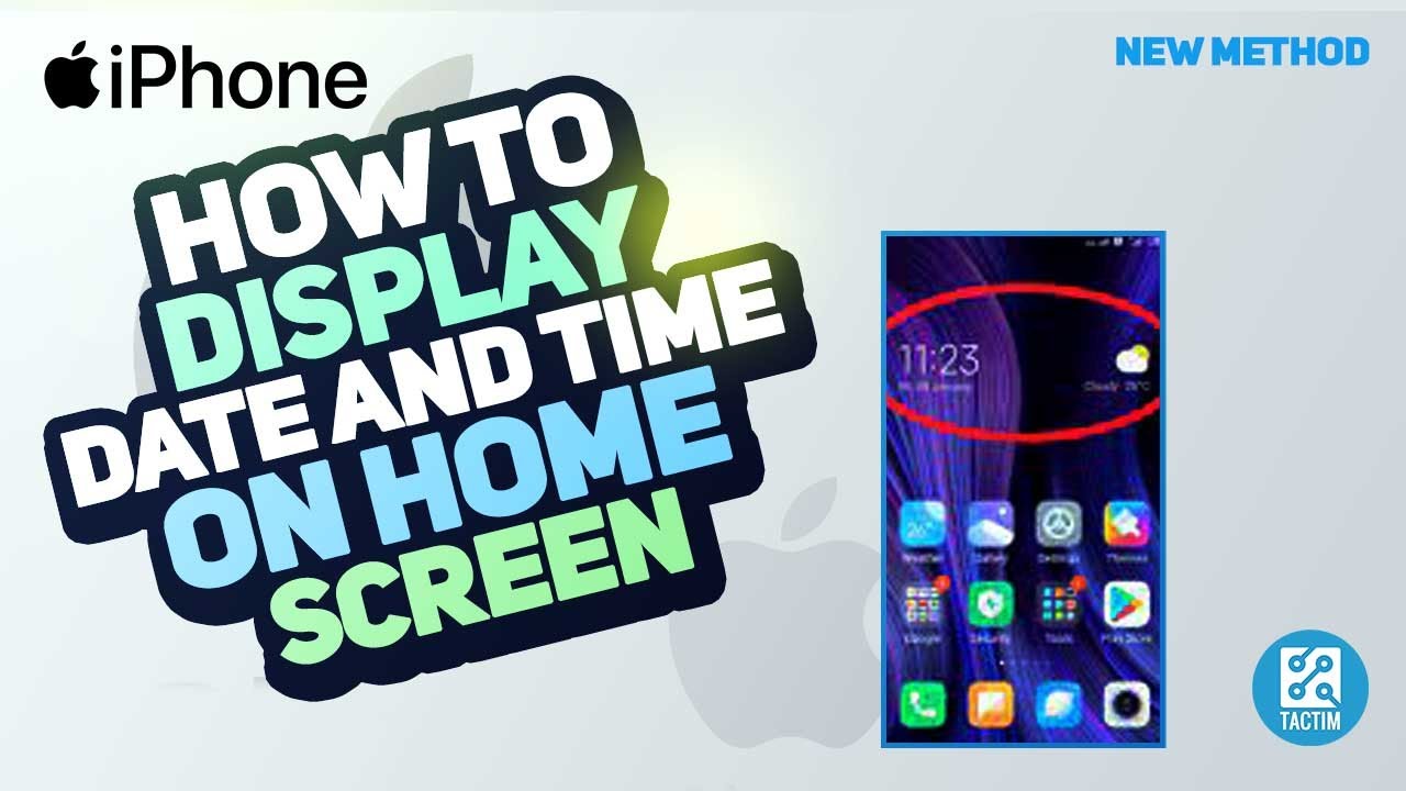 How To Display Date And Time On Home Screen Customize Your IPhone s