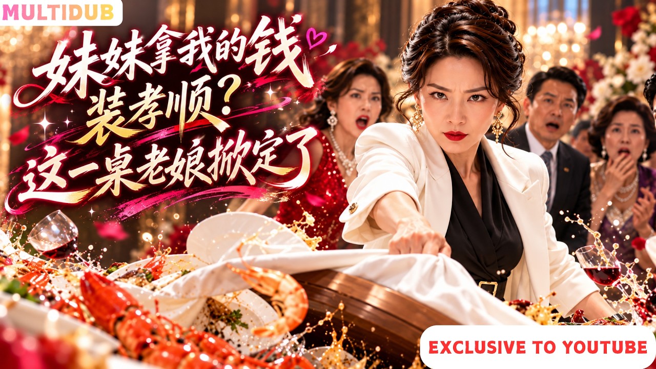【全集】這大女主逆襲爽劇開局就太炸了!妹妹拿她的錢裝孝順還搶功勞,她忍無可忍中秋宴直接掀桌,轉身亮出集團董事身份!